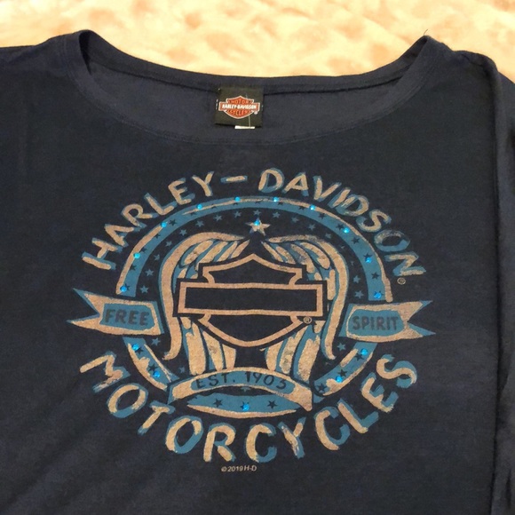 Harley Davidson Women’s Long Sleeved Pullover - Picture 5 of 9